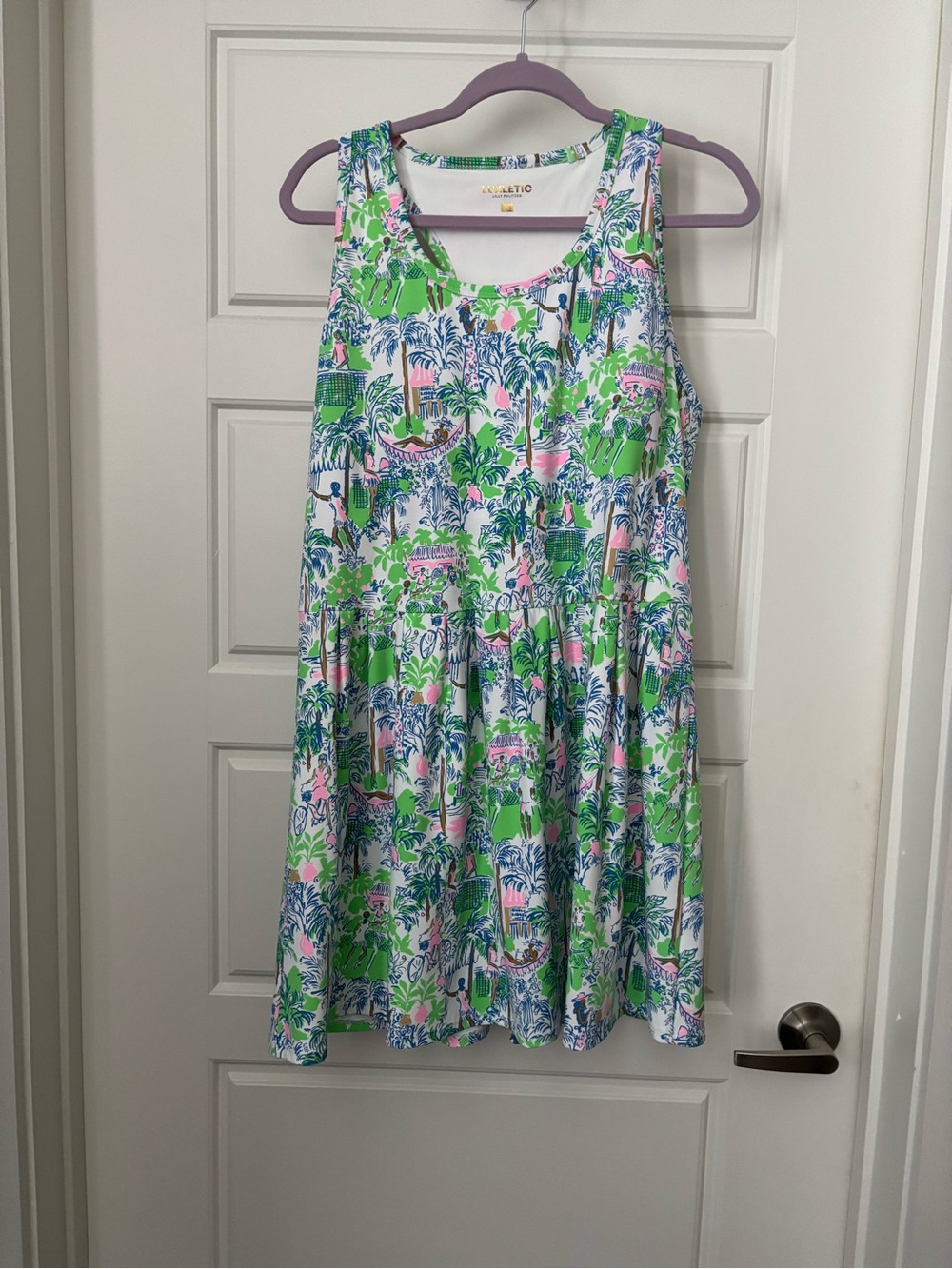 Lilly Pulitzer Punta Cana Active Dress Serving it Up Size XL